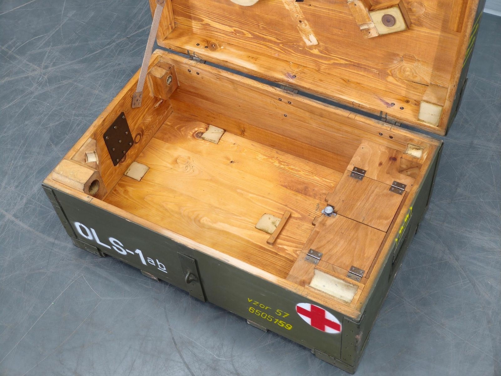 1950s Czech Military Medical Storage Chest Vzor 57 photo for sale