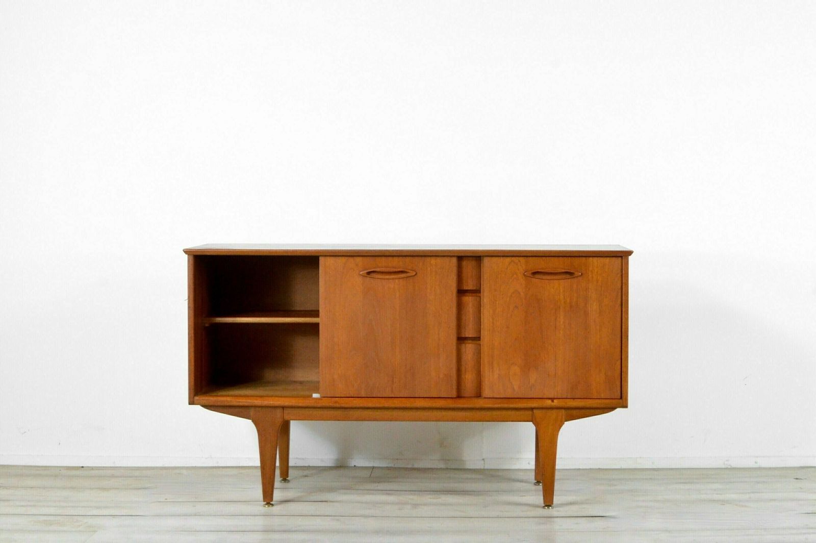 Midcentury 'Jentique' Danish Style Petite Teak Sideboard. Vintage Modern / Danish / Scandinavian Style photo Furniture