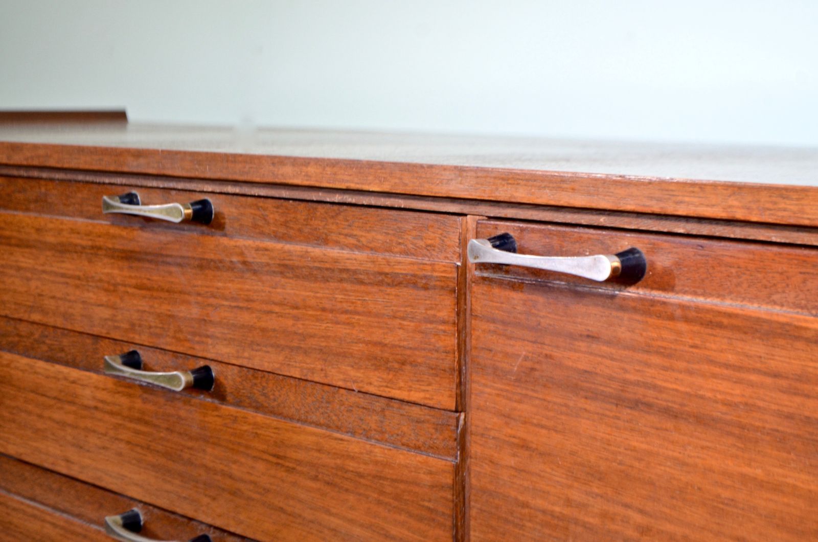 Midcentury 'Meredew' Teak Sideboard / Dresser. Stylish Vintage. Modern / Danish Style. photo for sale
