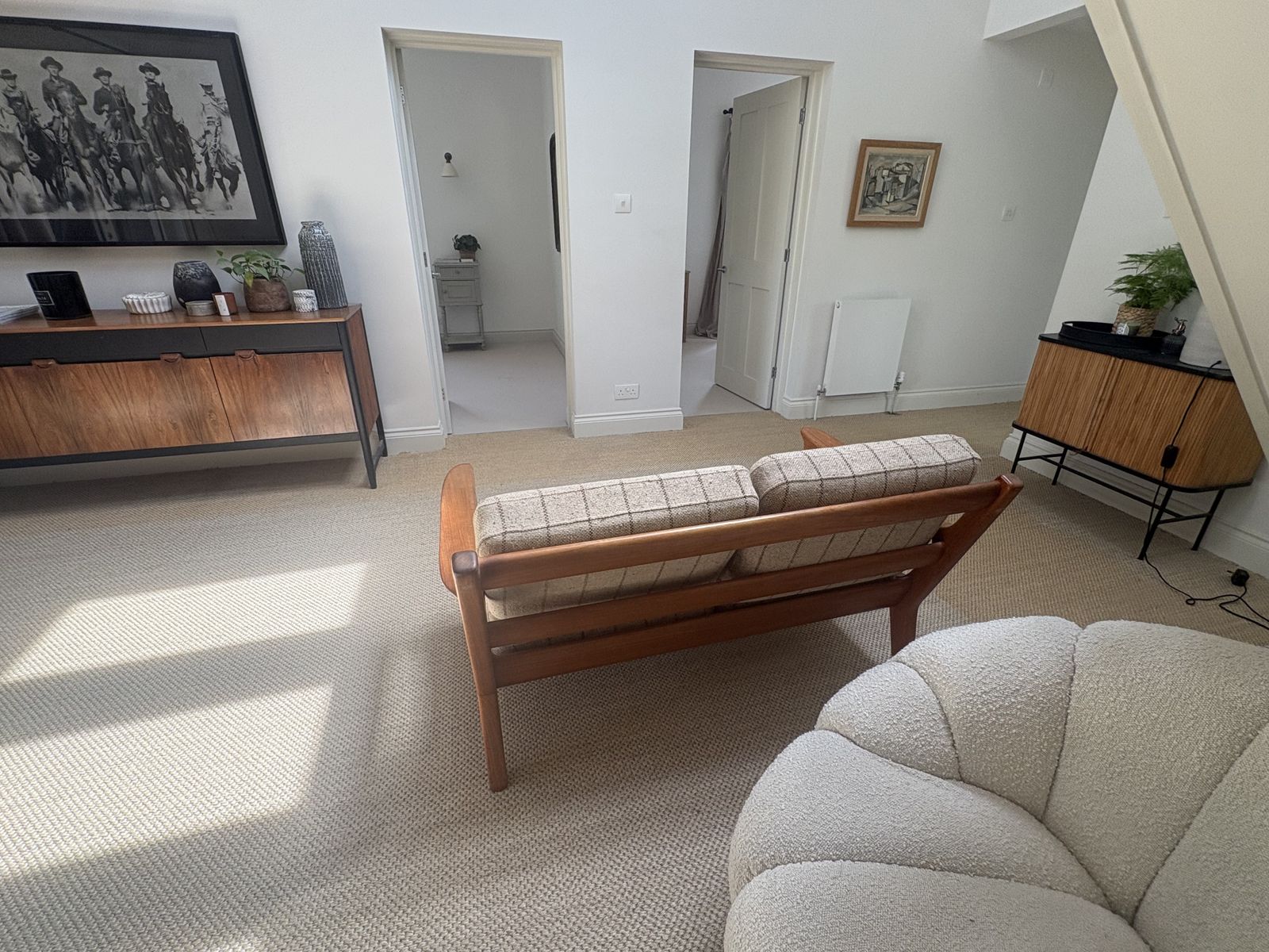 Vintage Danish 2 Seater Sofa photo Furniture