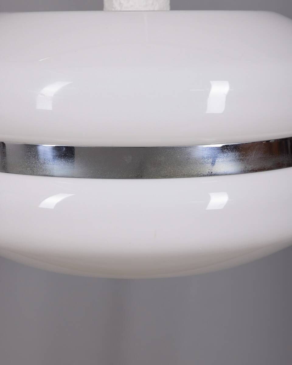 photo for sale Vintage 1970s White Plastic Chandelier, Italian Design