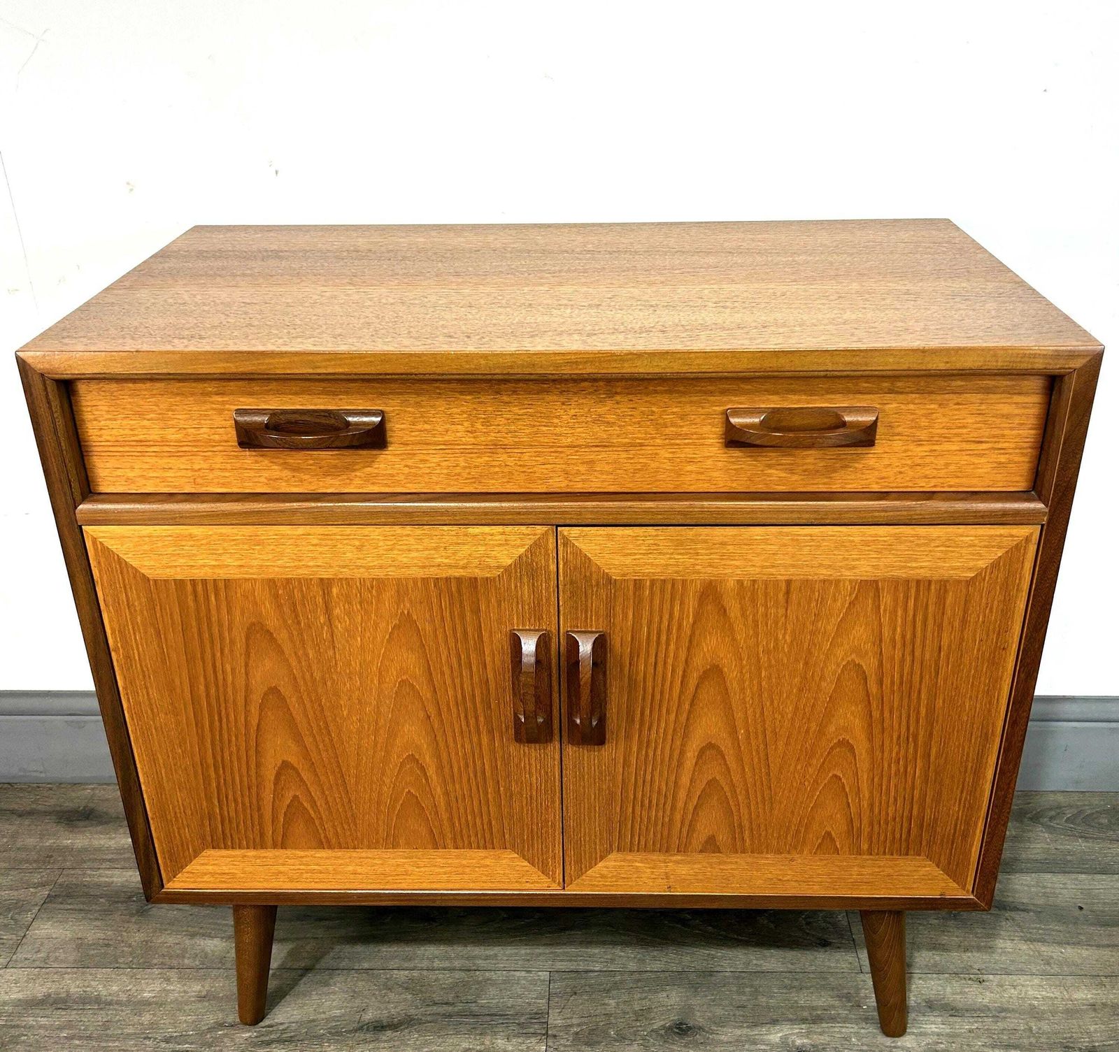 Stylish Mid Century Teak Mini Sideboard/Media/Record Cabinet G Plan Sierra 60s photo for sale