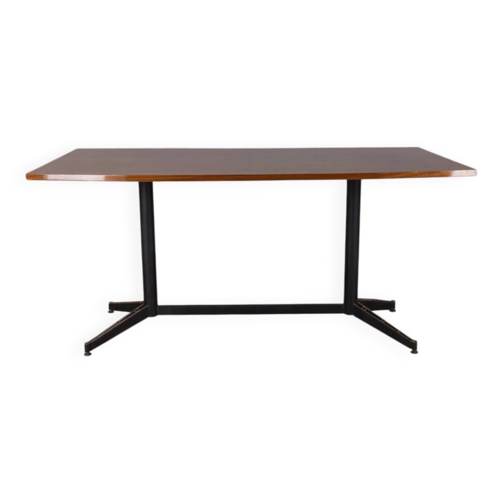 Vintage Wooden Table From The 1960s Designed By Carlo Ratti For Lissoni.