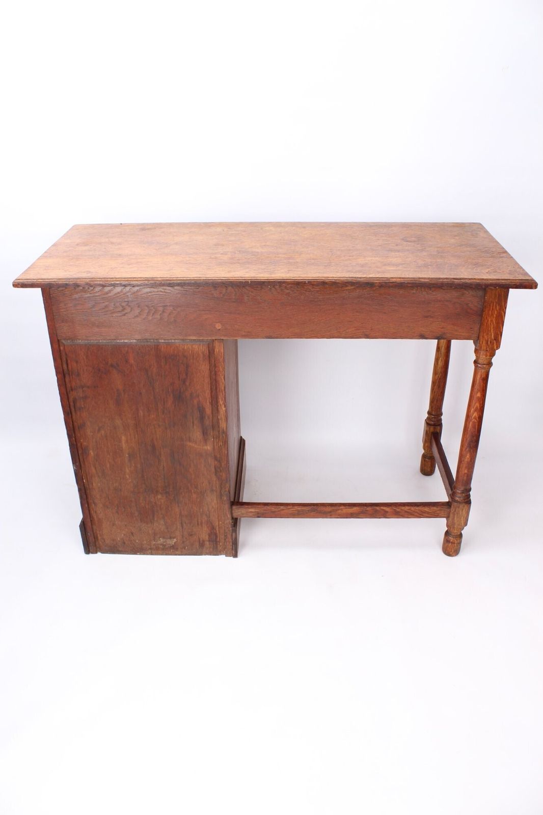 photo vinterior Slim Edwardian Oak Desk, 1910s