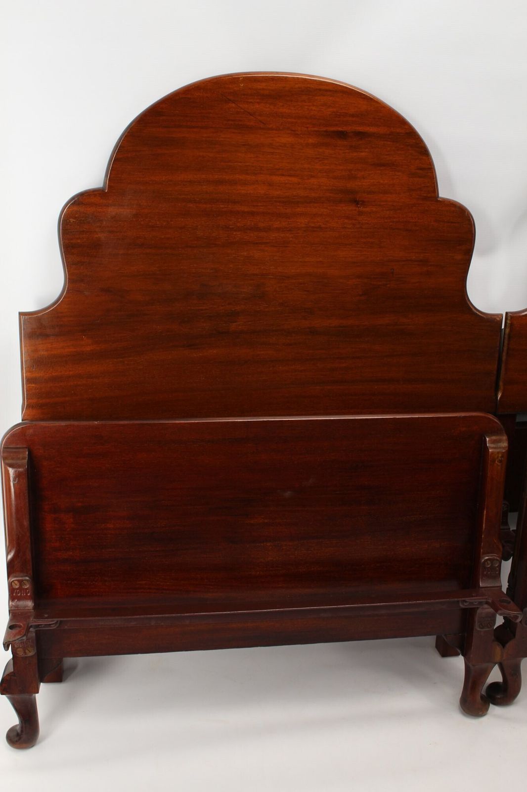 Pair Of Art Deco Mahogany Single Beds photo for sale