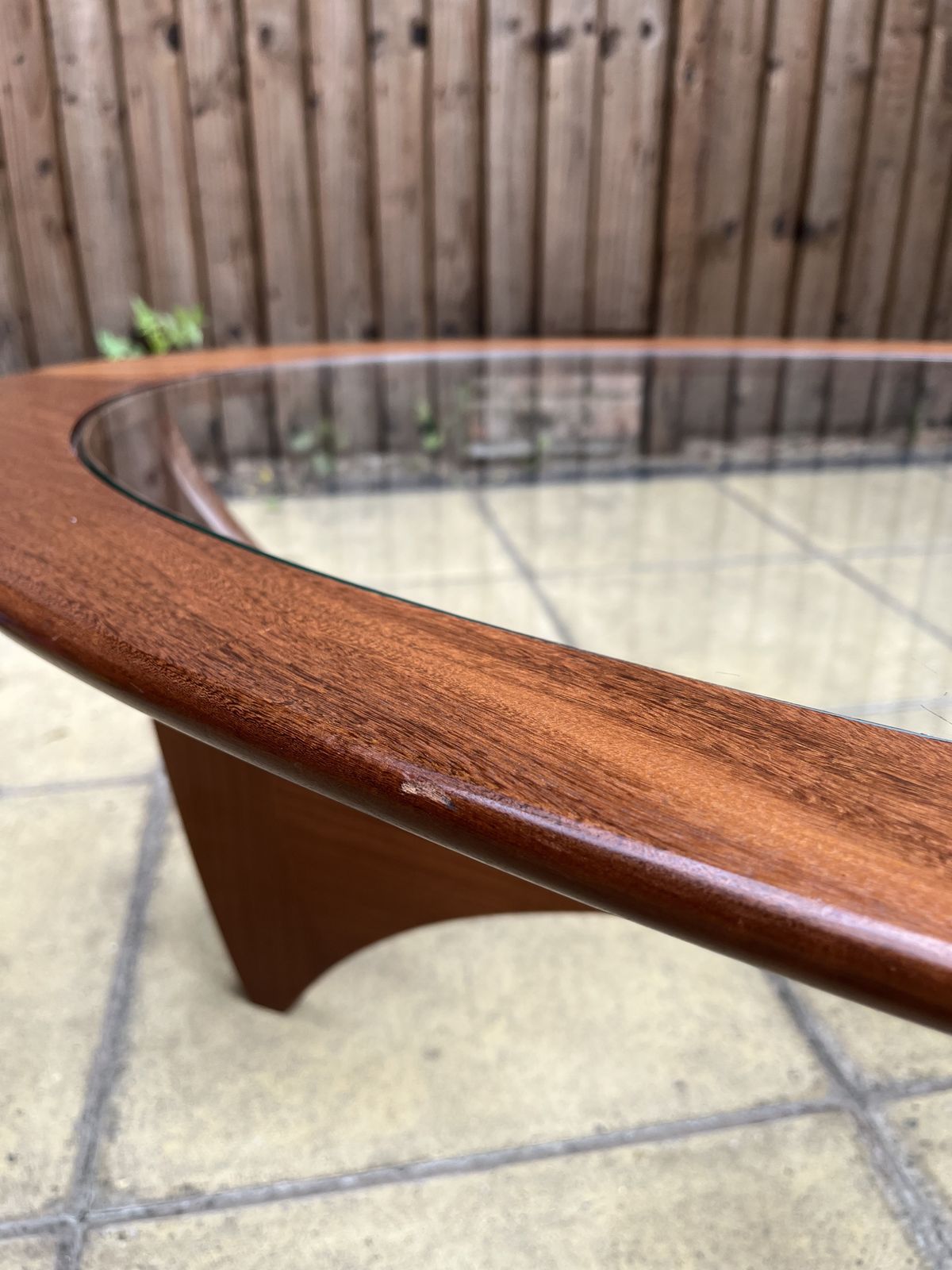 Furniture Vintage Mid Century G Plan Astro Coffee Table Oval photo