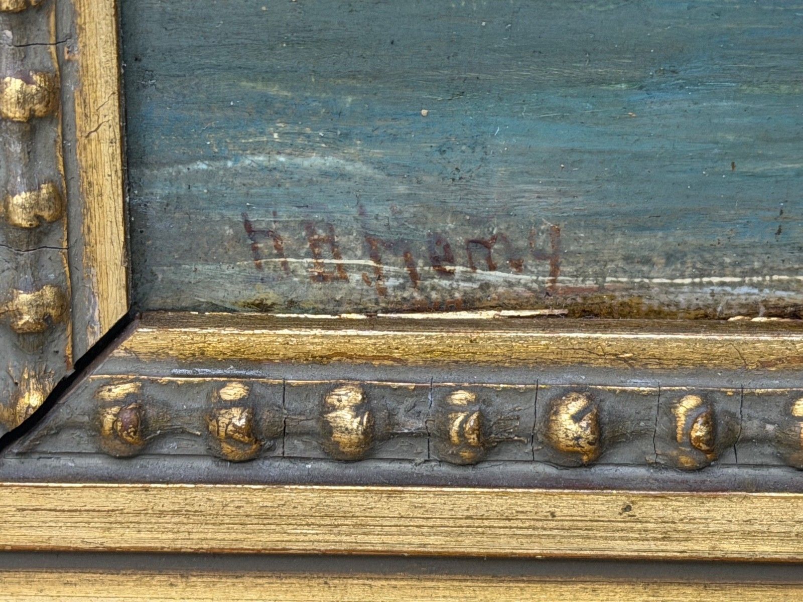 photo furniture Victorian Oil Painting North Shields Harbour The Old Low Light In The Manner Of Bernard Benedict Hemy