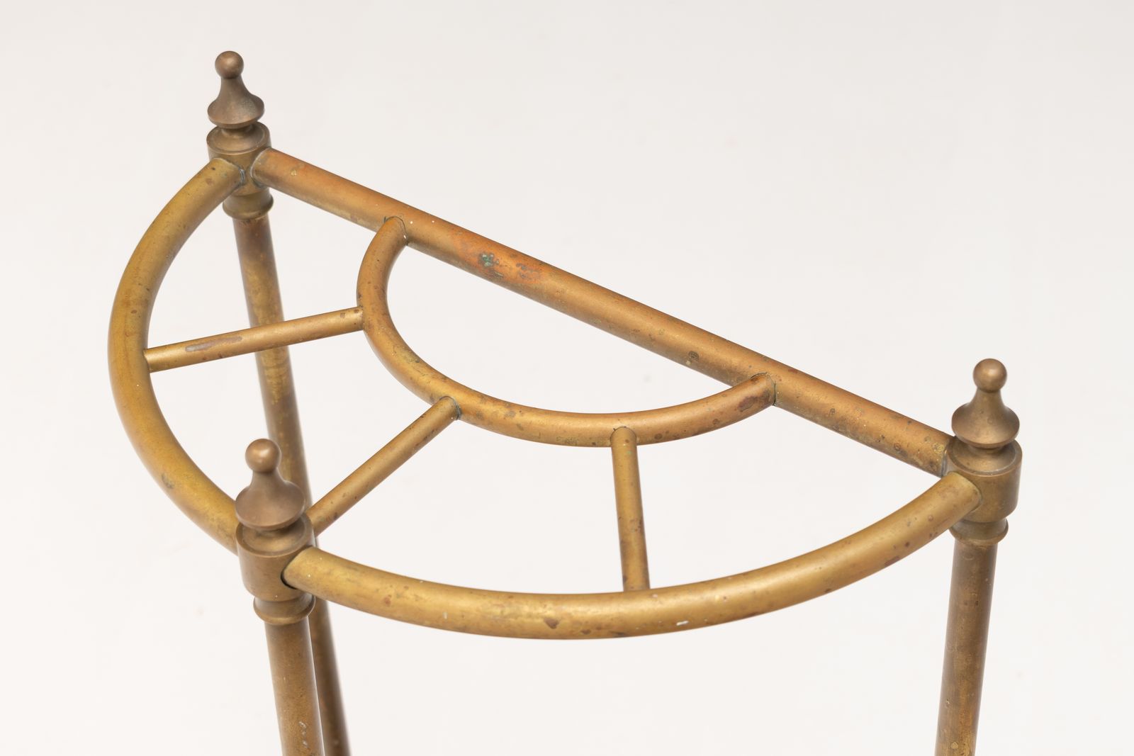 Demi Lune Brass Stick Stand photo vinterior