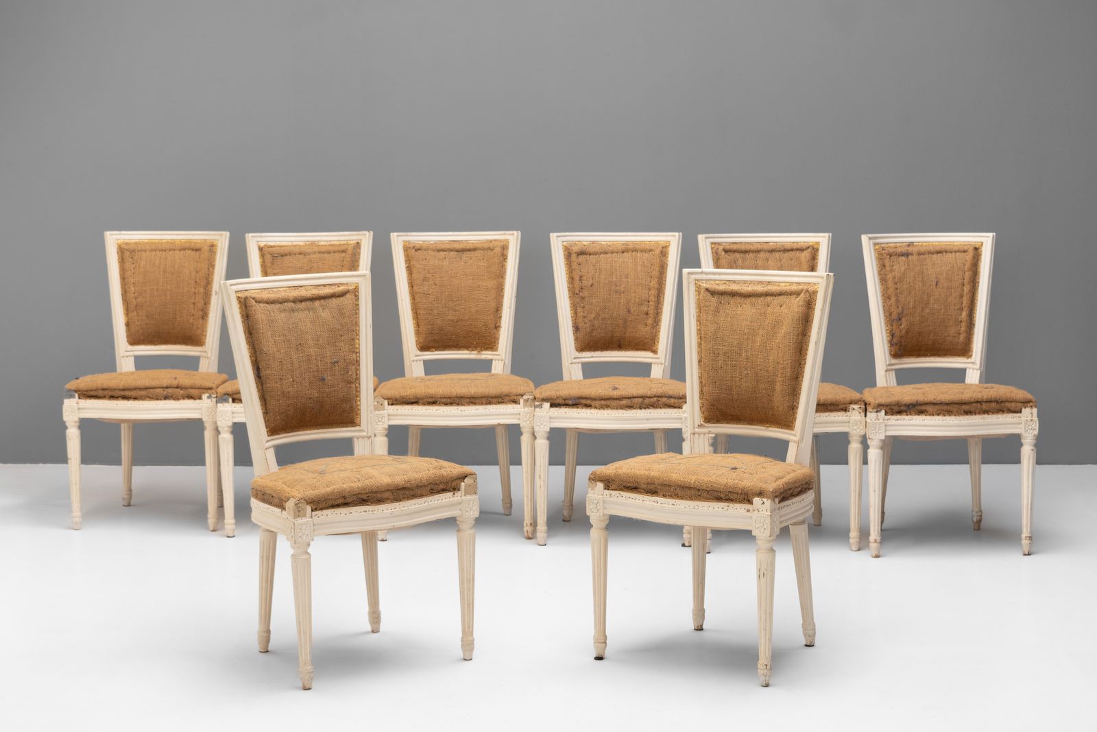 Set Of Eight French Dining Chairs photo furniture