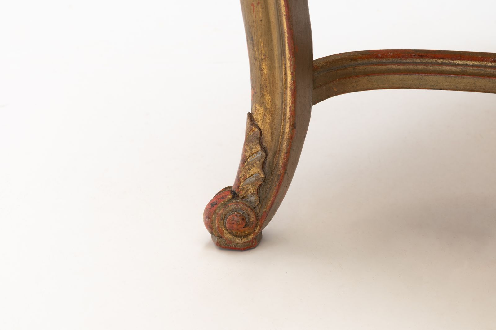 Furniture Set Of Six Gilded French Dining Chairs photo