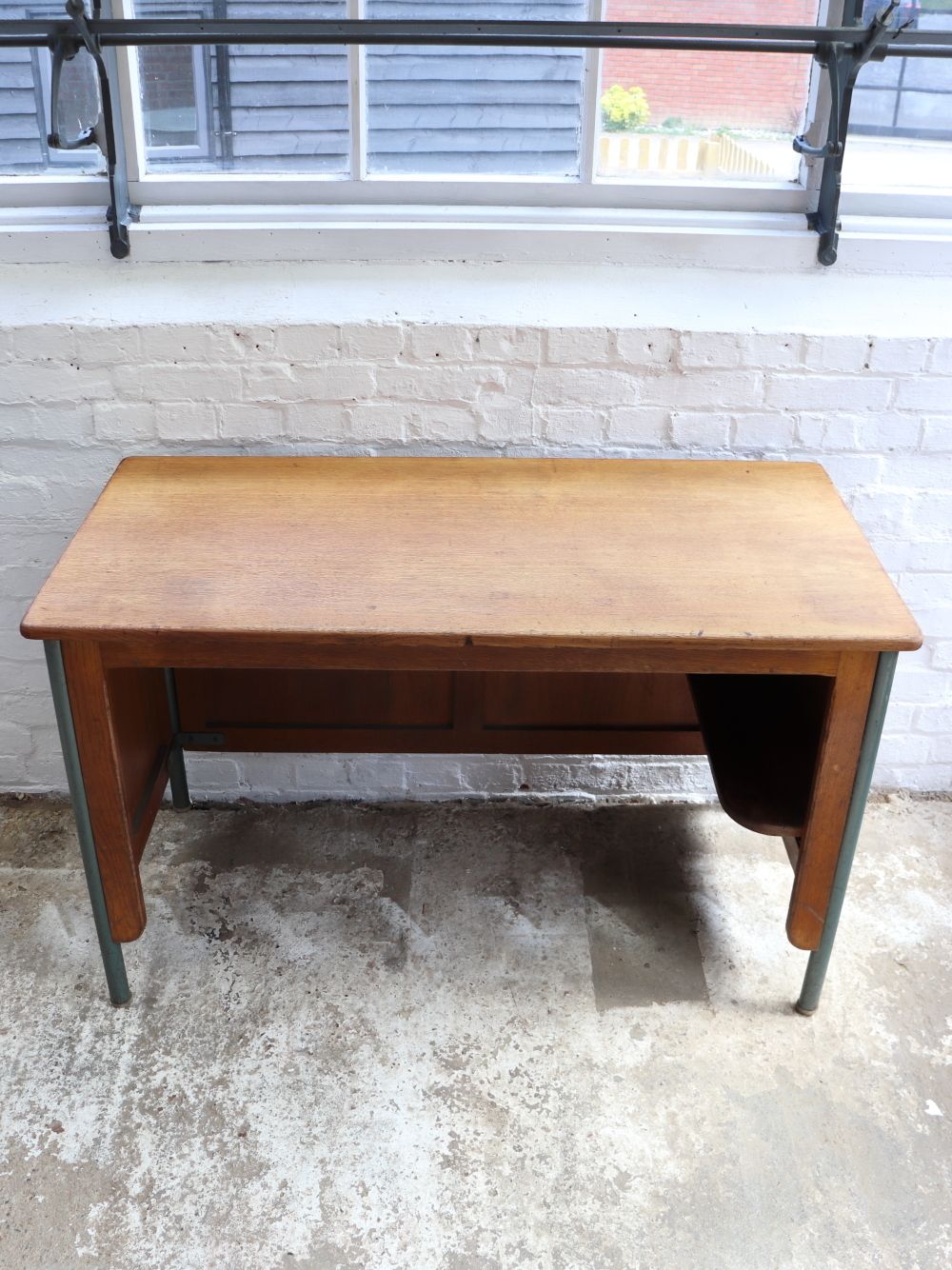 745.0 Beautiful Vintage French Jean Prouvé Desk photo