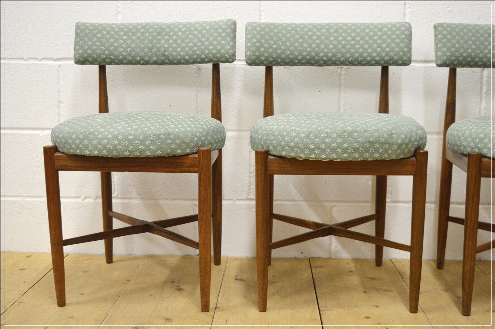 Vintage Dining Chairs X4  G Plan Fresco Solid Teak Danish Design Mid Century photo for sale