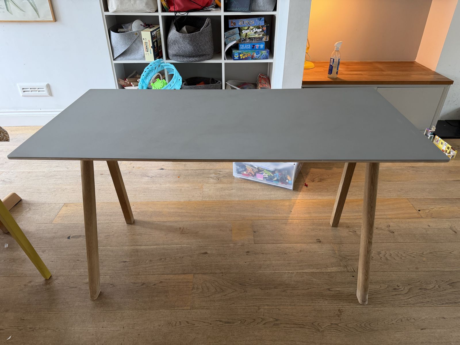 Hay Copenhague 90 Desk   Soap Treated Oak / Grey Top