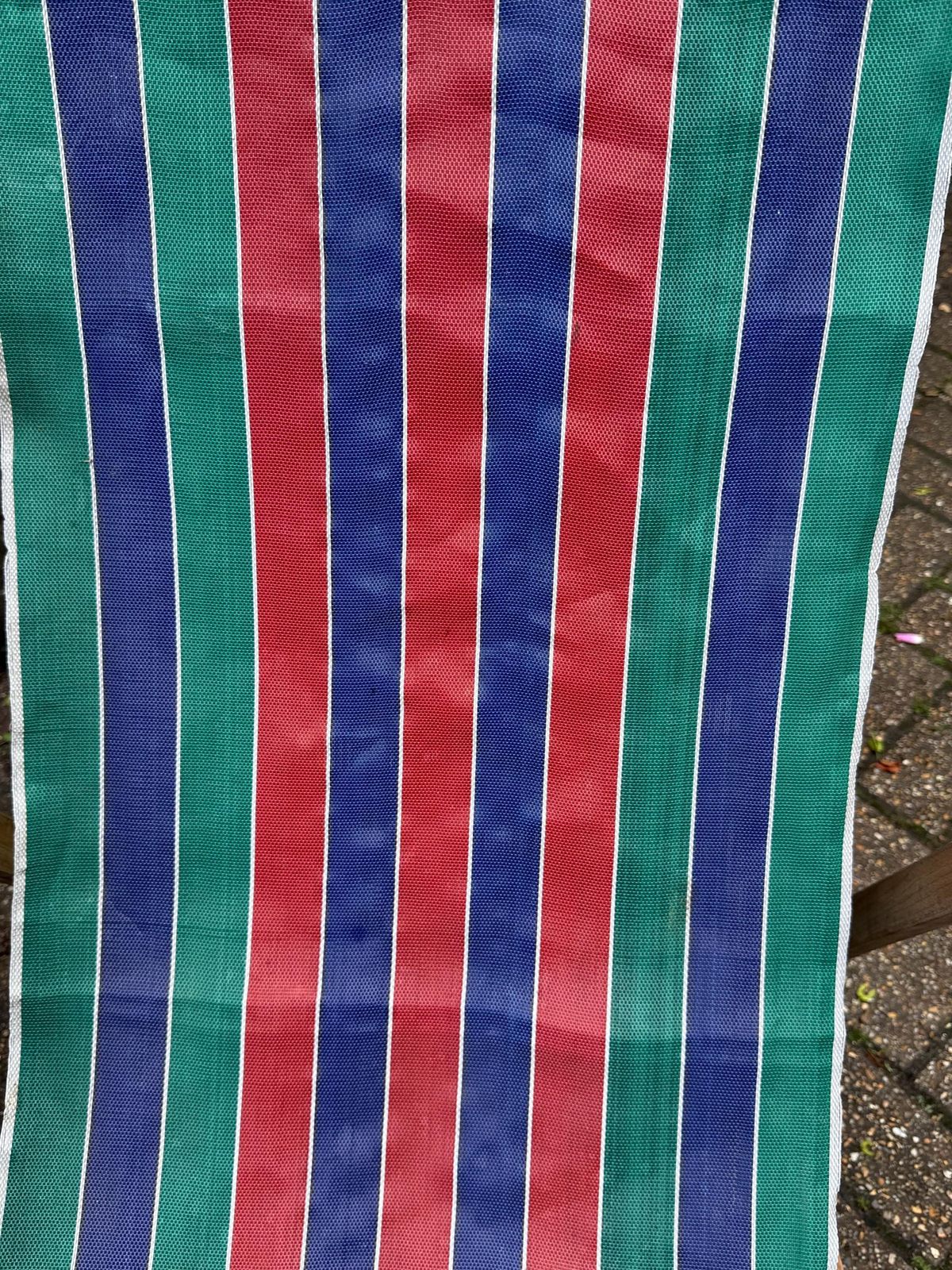 photo furniture Pair Of Vintage British Wooden Deck Chairs Beach Chairs