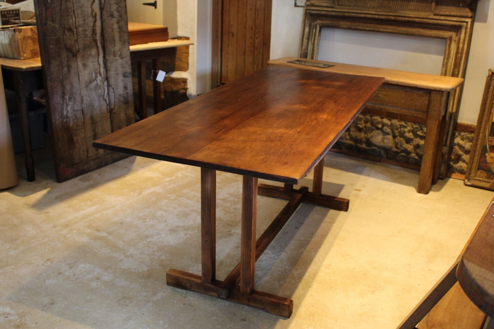 Table Refectory Arts And Crafts Teak The Music House Norwich C1930 photo vinterior