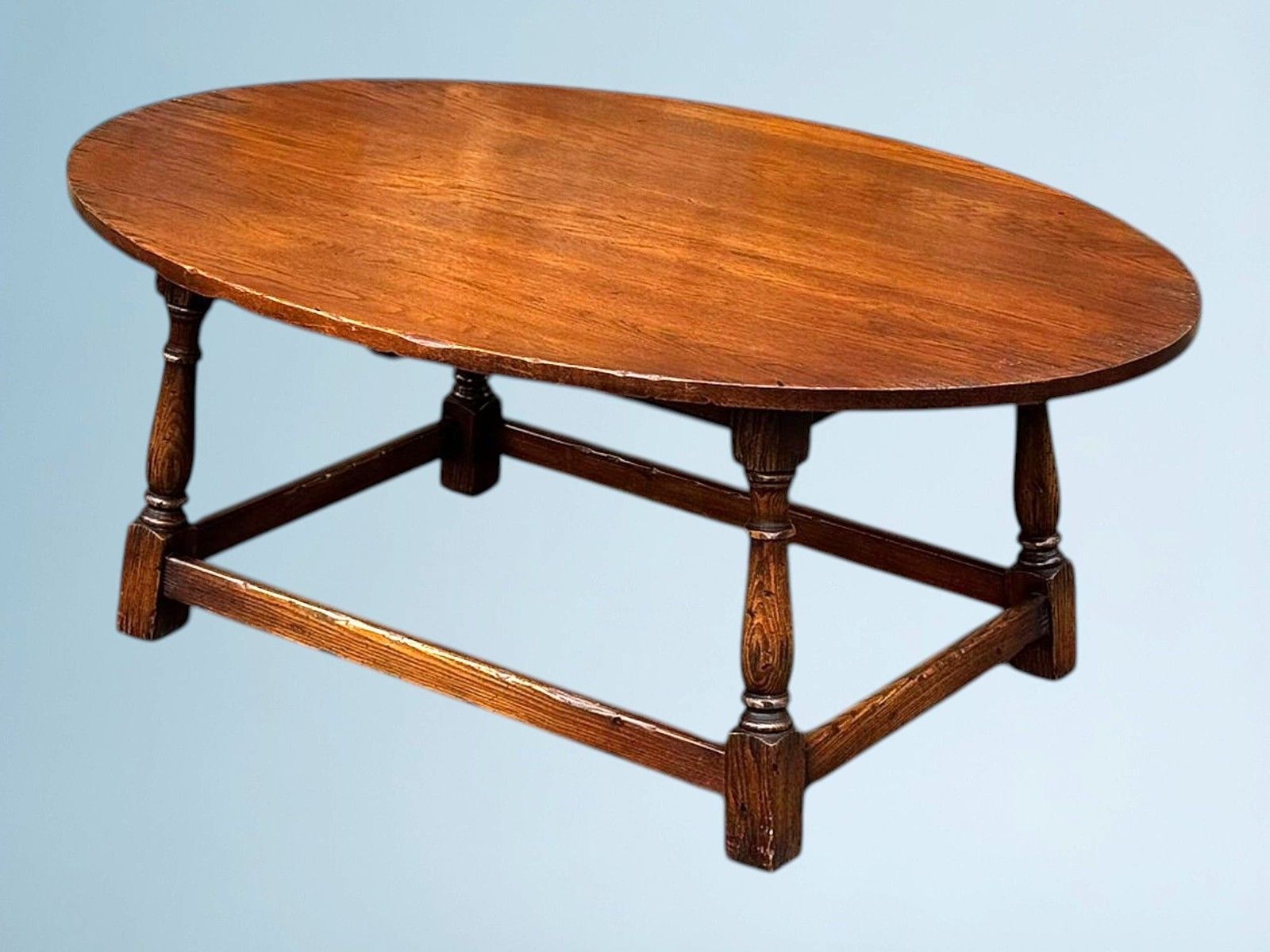 Large Solid Oak Coffee Table photo Furniture