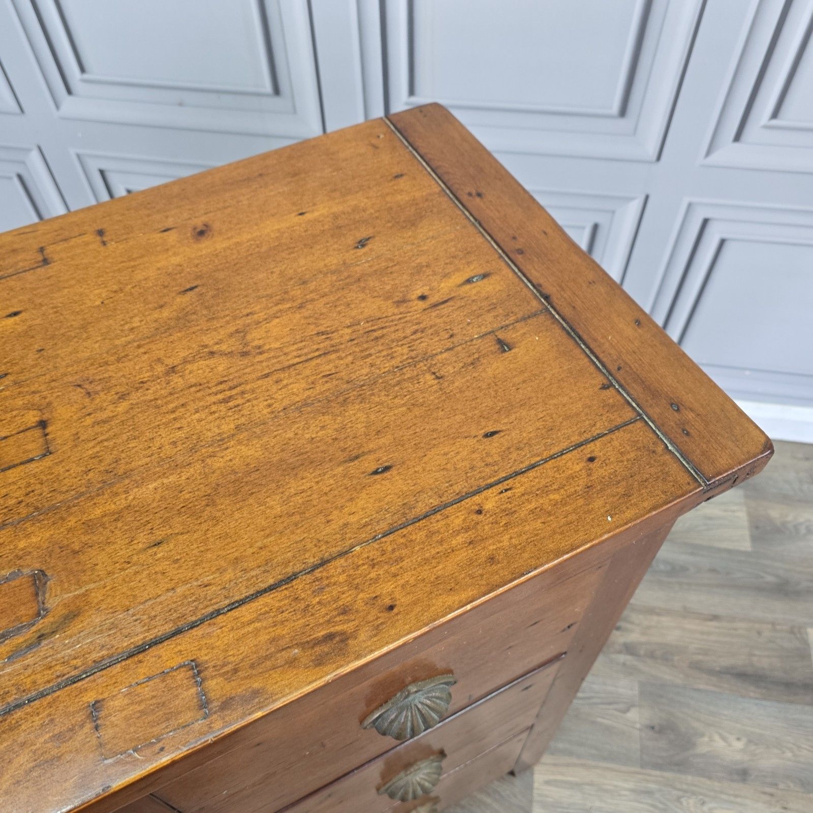 Rustic Chest Of Drawers Solid Wooden Irish Coast Reclaimed Pine Tallboy photo buy