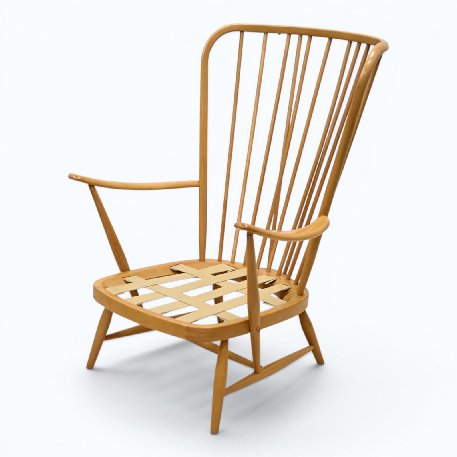 Furniture Ercol Evergreen Easy Chair Armchair Light Finish Model 478 Free Uk* Delivery photo