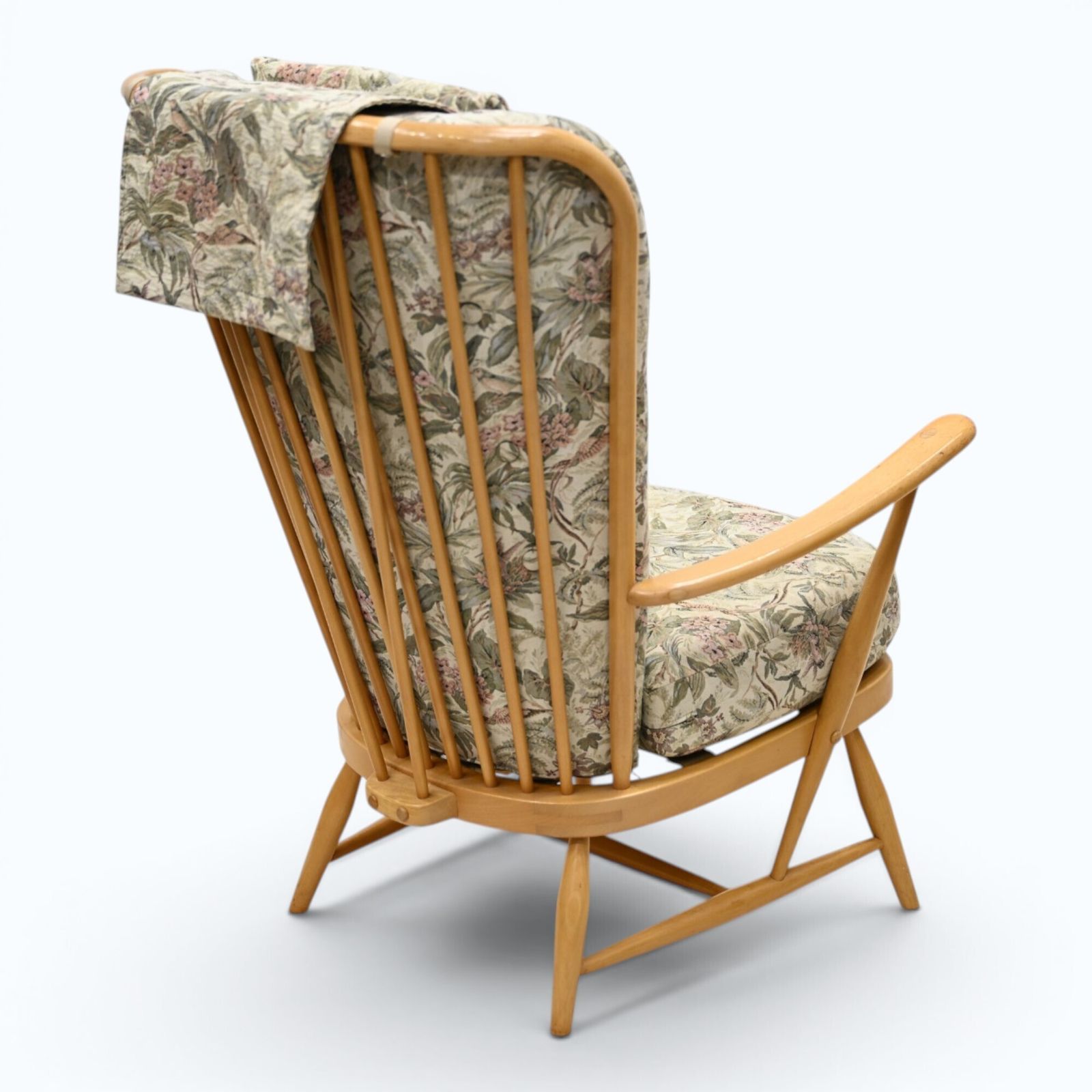 Ercol Evergreen Easy Chair Armchair Light Finish Model 478 Free Uk Delivery* photo vinterior