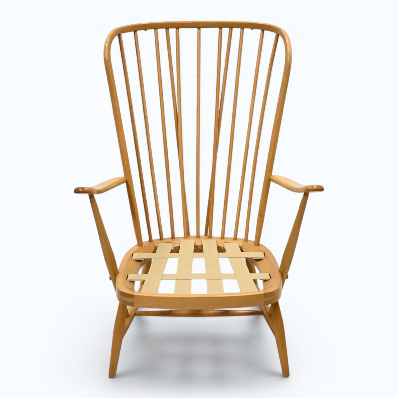 547.0 Ercol Evergreen Easy Chair Armchair Light Finish Model 478 Free Uk Delivery* photo