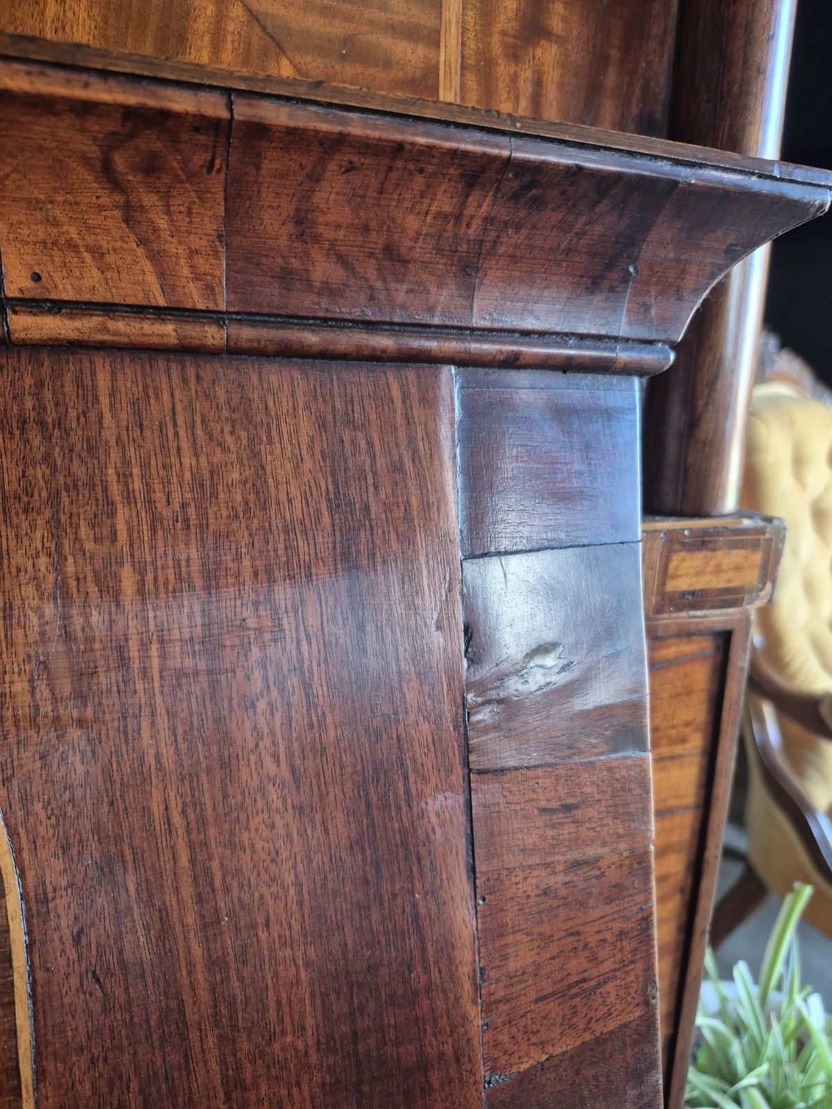 An Amazing 19th C Italian Pier Mirror Winged Putti , Satine, Walnut And Poplar photo vinterior