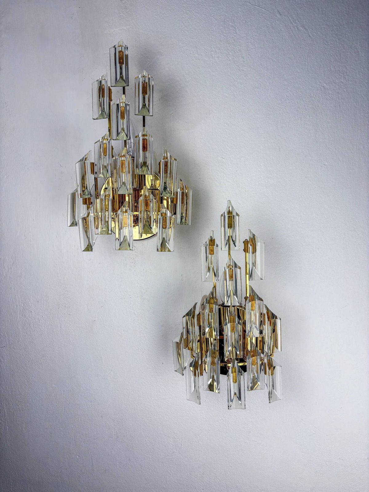 Pair Of Oscar Torlasco, Murano Glass, Italy, 1970s photo vintage