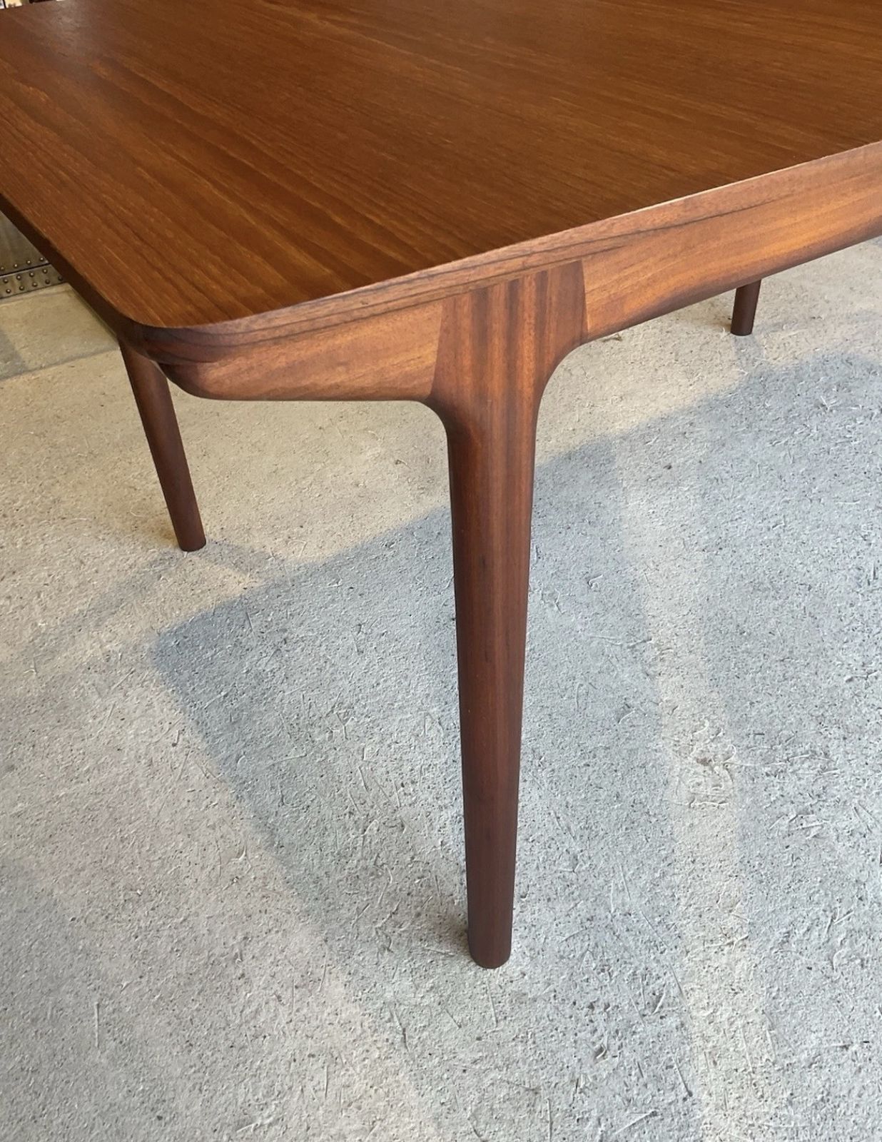 Mid Century T3 Teak Macintosh Double Extending Dining Table 1970s photo vintage
