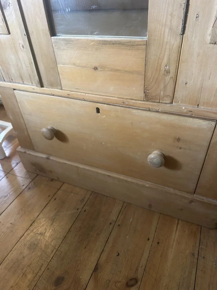 Old Pine Cupboard With Shelves Wardrobe photo 395.0
