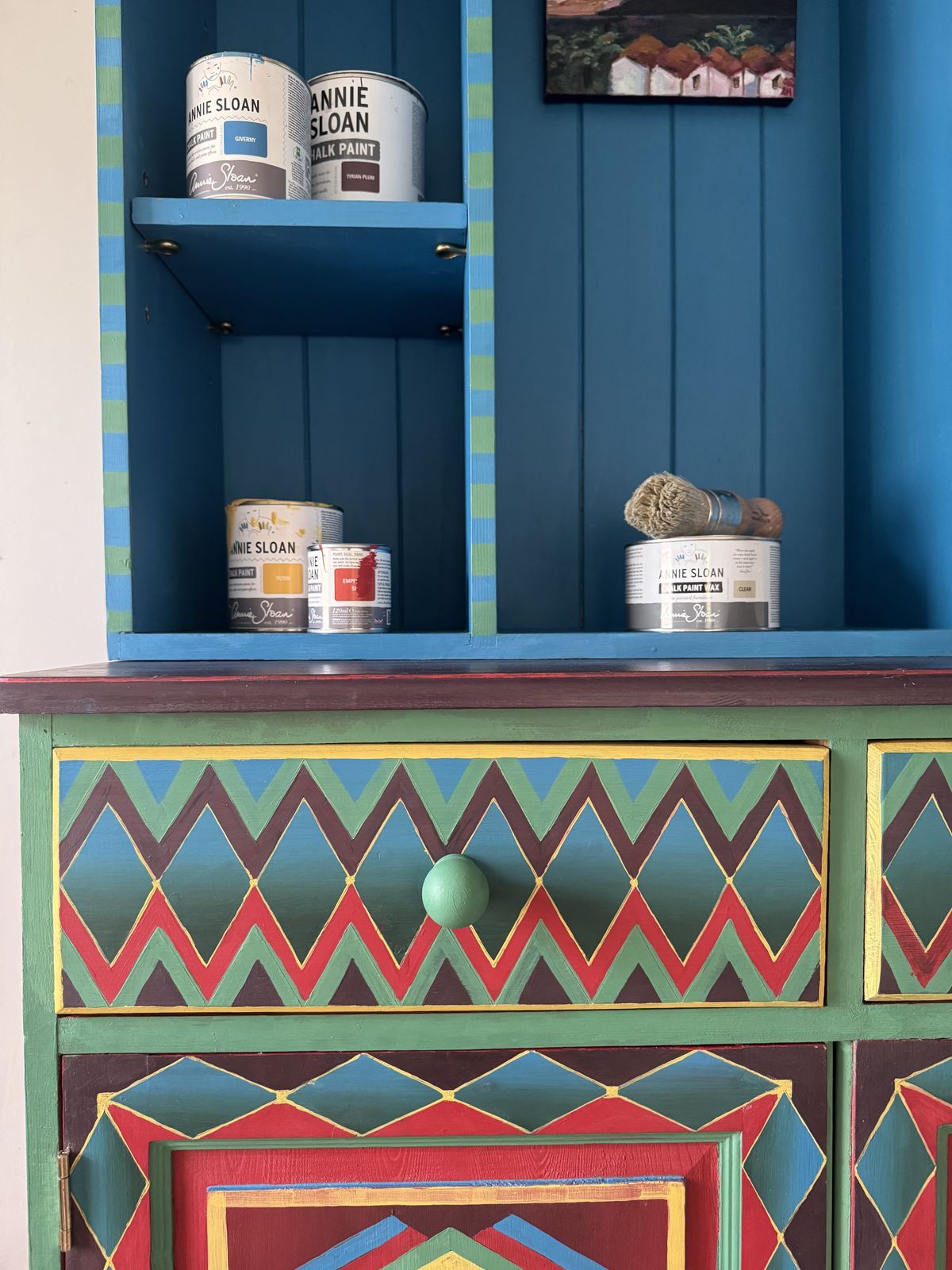 photo for sale Hand Painted Welsh Dresser