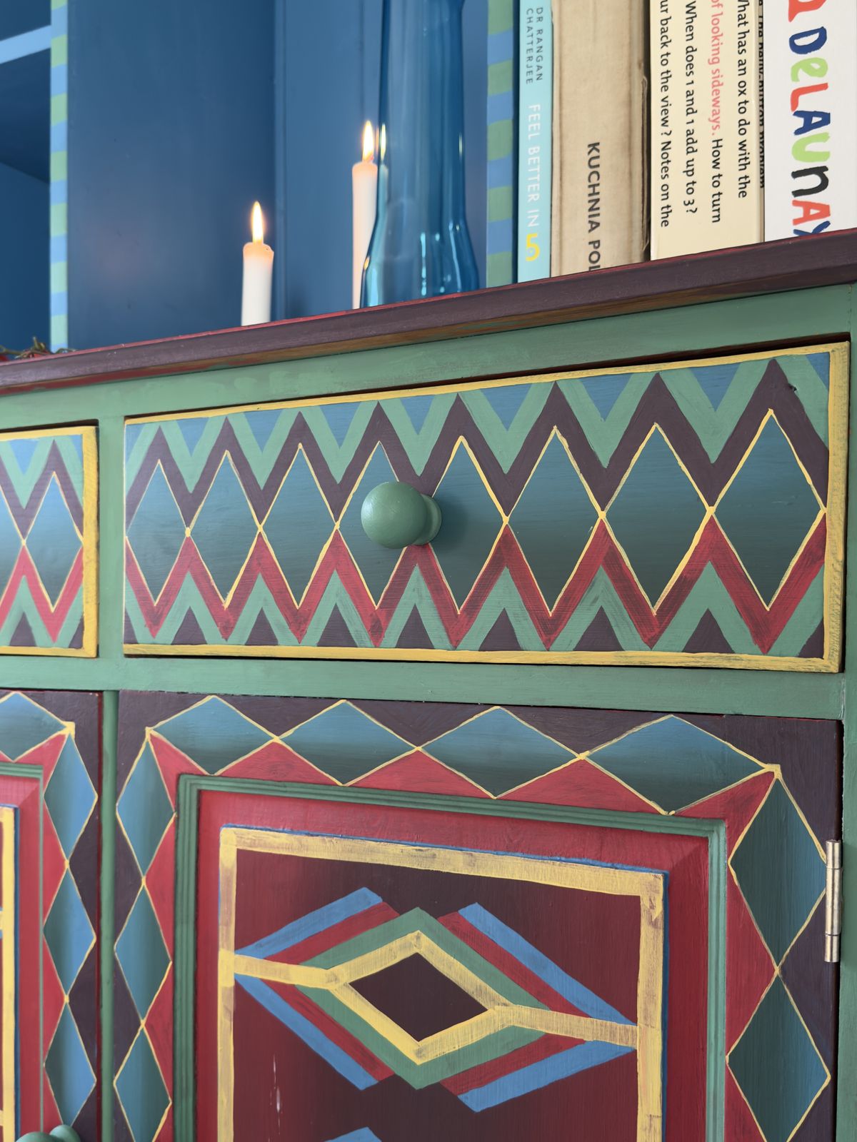 825.0 Hand Painted Welsh Dresser photo