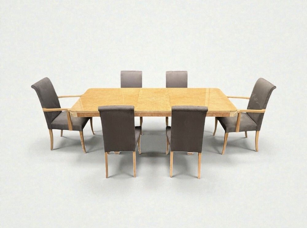 Fine Art Deco Hille Dining Table And Six Chairs photo buy