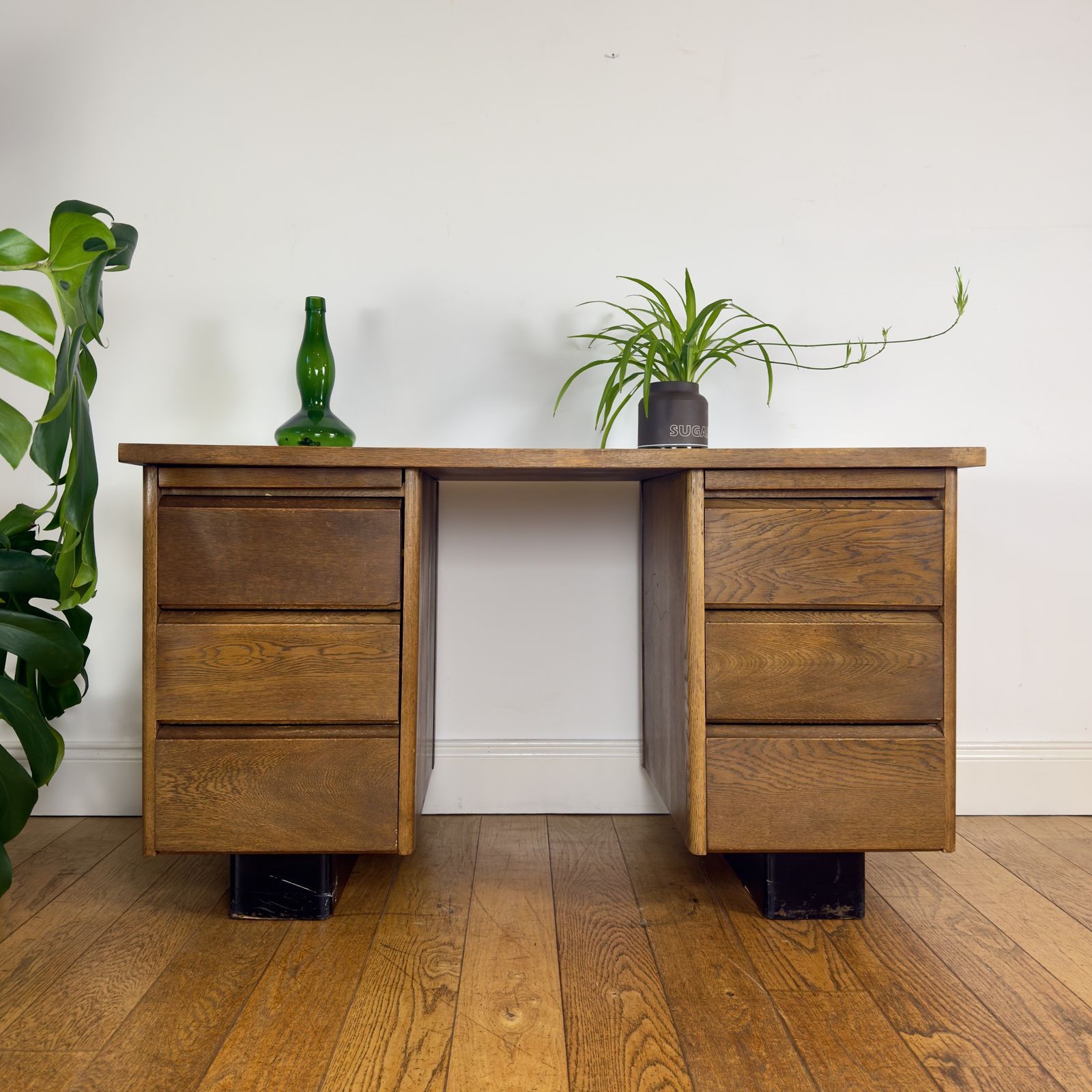 Mid Century Oak Desk, 1960s