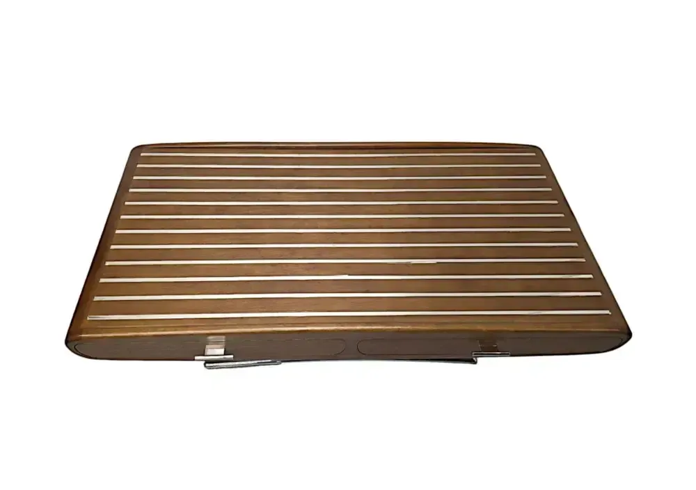 A Stunning Mid Century Design Walnut And Chrome Coffee Table With Four Drawers photo Furniture