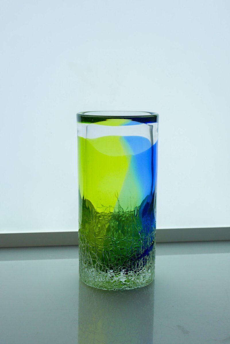 Scandinavisch kunstglas – Unik vaas van Göran Wärff voor Kosta Boda, Zweden, jaren 1980 photo 615.0