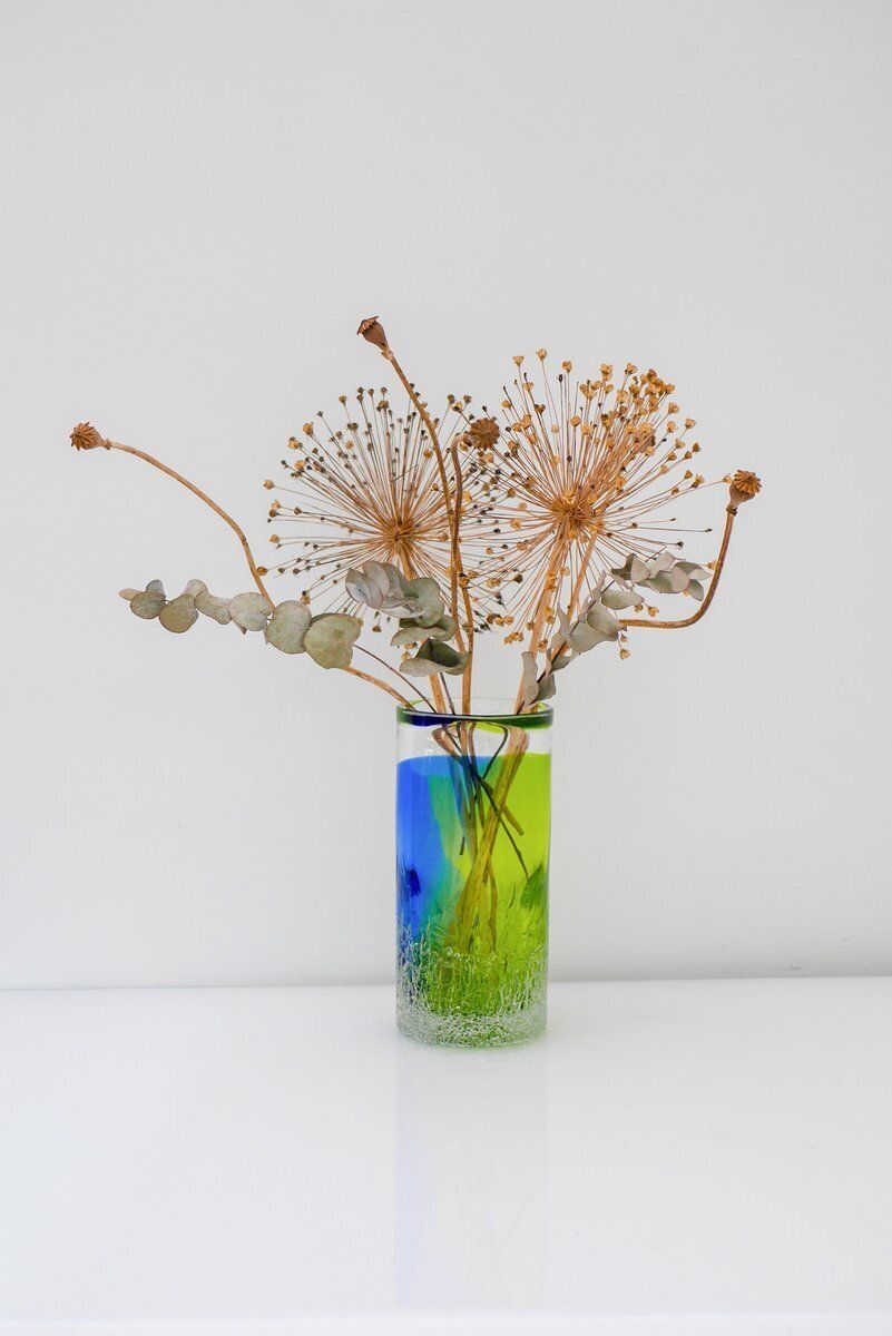 photo furniture Scandinavisch kunstglas – Unik vaas van Göran Wärff voor Kosta Boda, Zweden, jaren 1980
