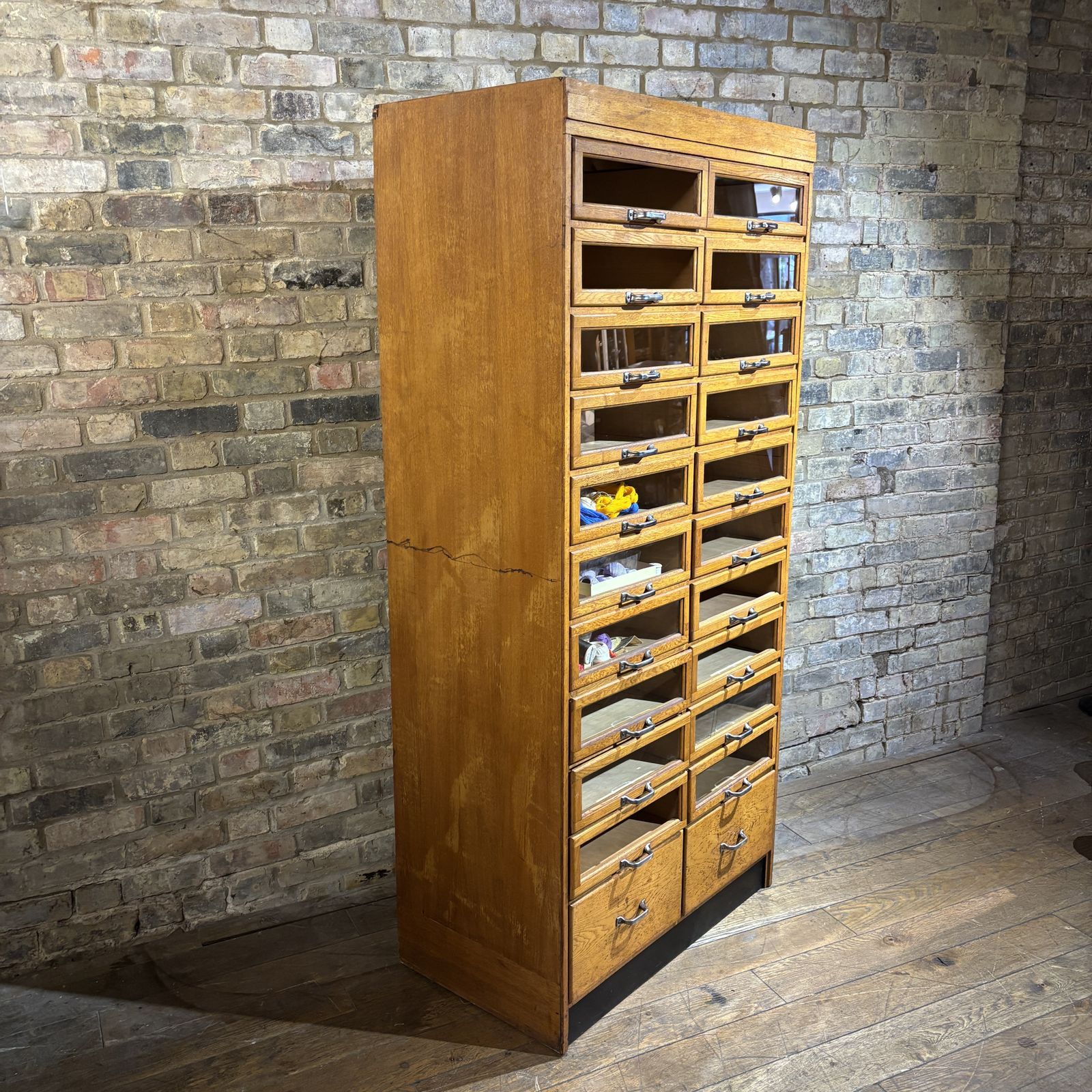 photo furniture 1940s–1950s Oak Haberdashery Cabinet