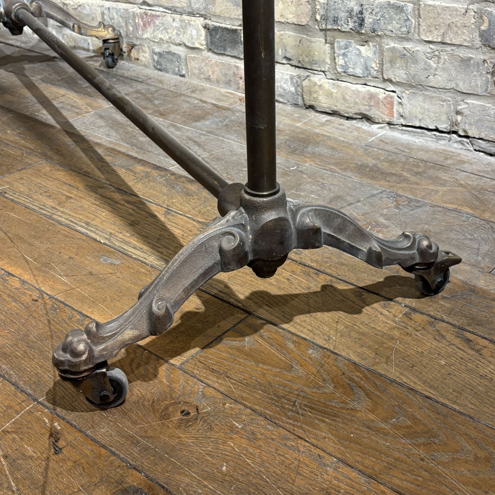 Victorian Style Brass & Bronze Garment Rail photo 1430.0