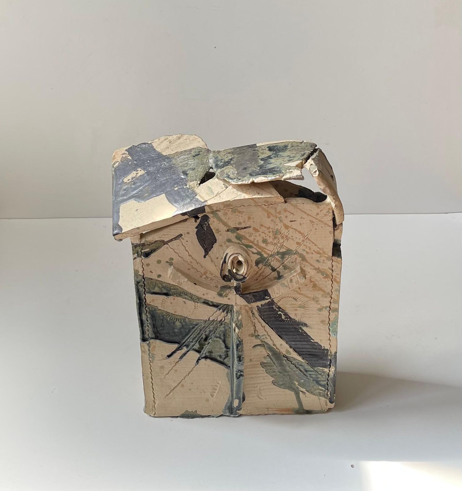 Nell Bernard Leauté Abstract Ceramic Sculpture 'Deconstructed Construct' photo 879.0