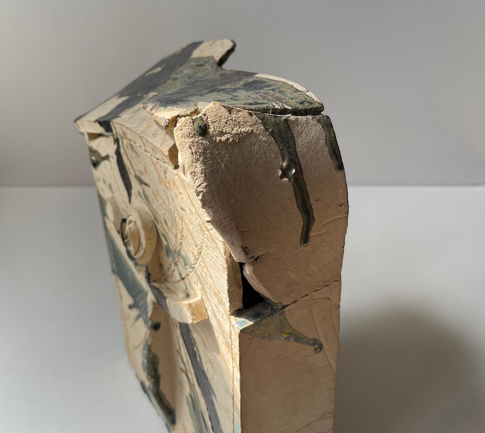 photo for sale Nell Bernard Leauté Abstract Ceramic Sculpture 'Deconstructed Construct'