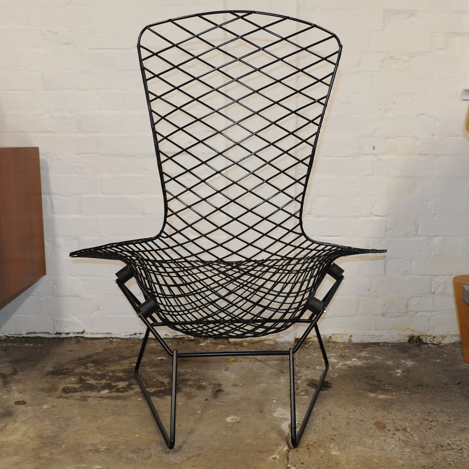 photo furniture Pair Of Bird Chairs By Harry Bertoia For Knoll, 1950s, Set Of 2