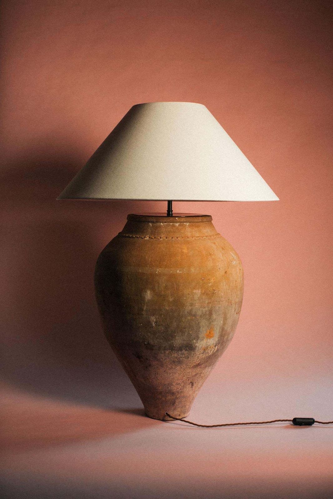 Grand Harvest Tapered Terracotta Lamp photo buy