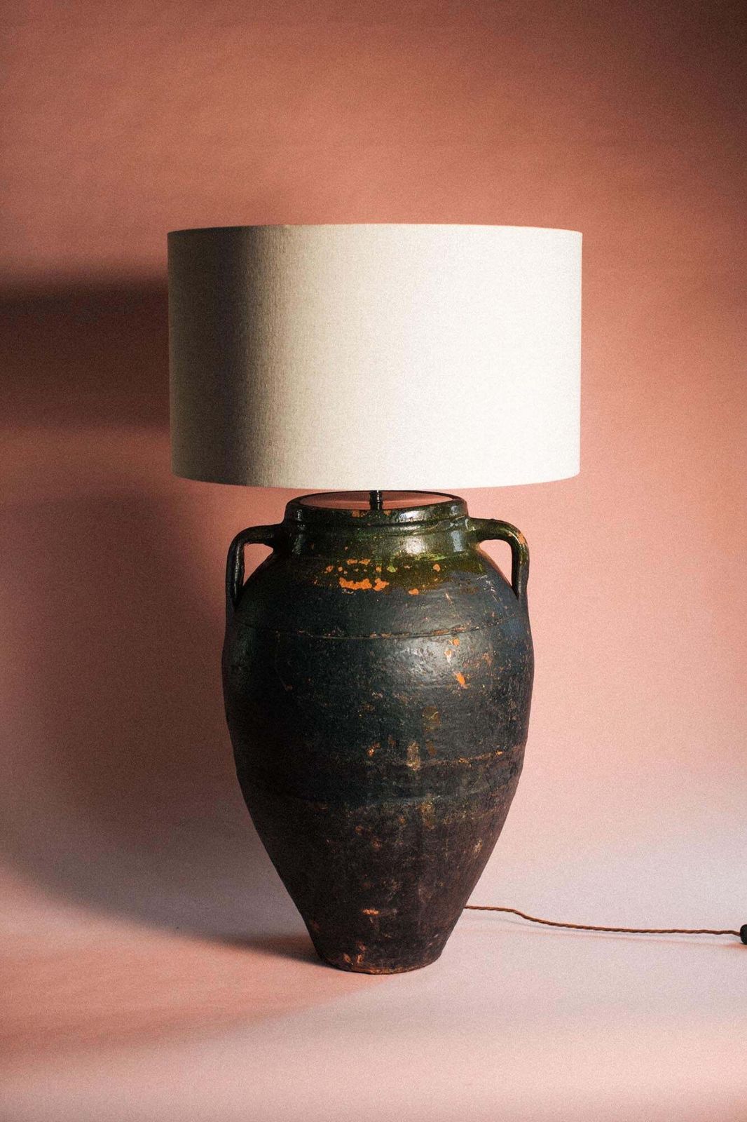 Inkfall Terracotta Lamp