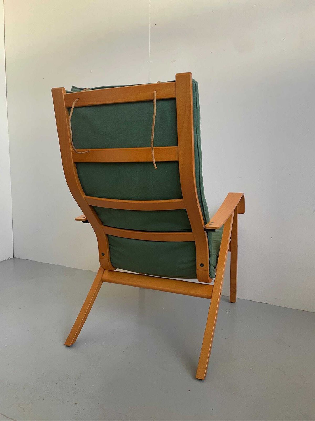Vintage Ikea Rimbo 1990s Bentwood Armchair Green Modernist By Simo Heikillä photo 365.0