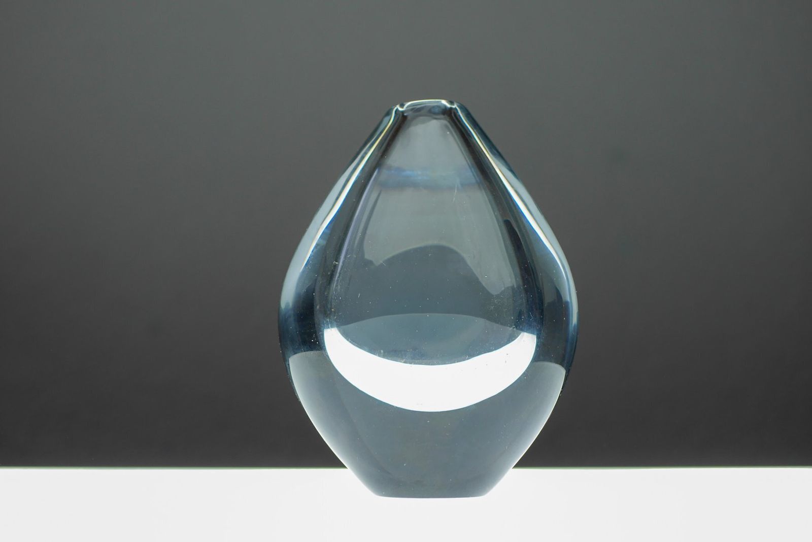 Vases en verre cristal Lucid Drop, Sven Palmqvist pour Orrefors, Suède, années 1950, lot de 3 photo vinterior