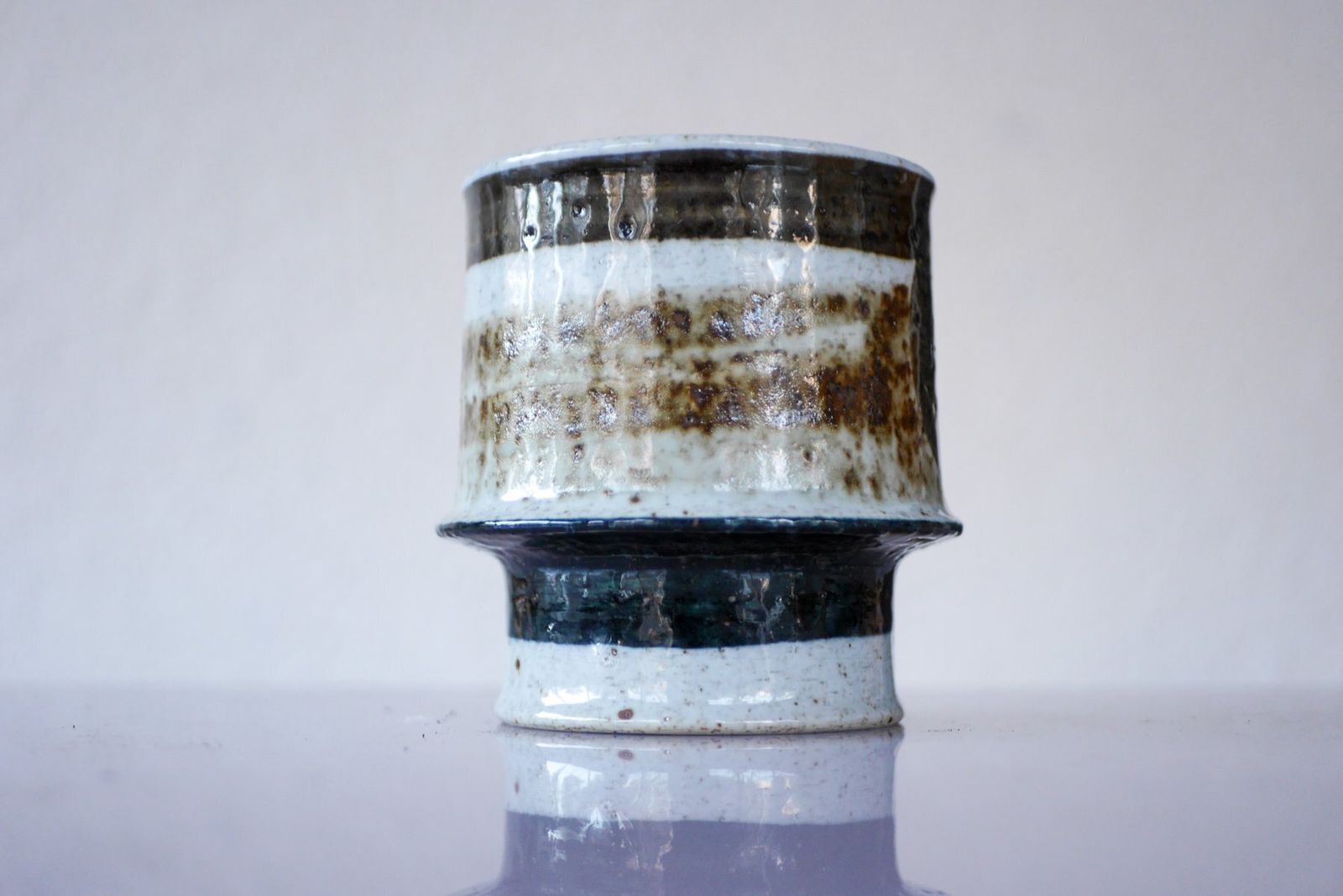 Vase céramique mid-century moderniste Rörstrand, par Inger Persson, Suède, années 1970 photo buy