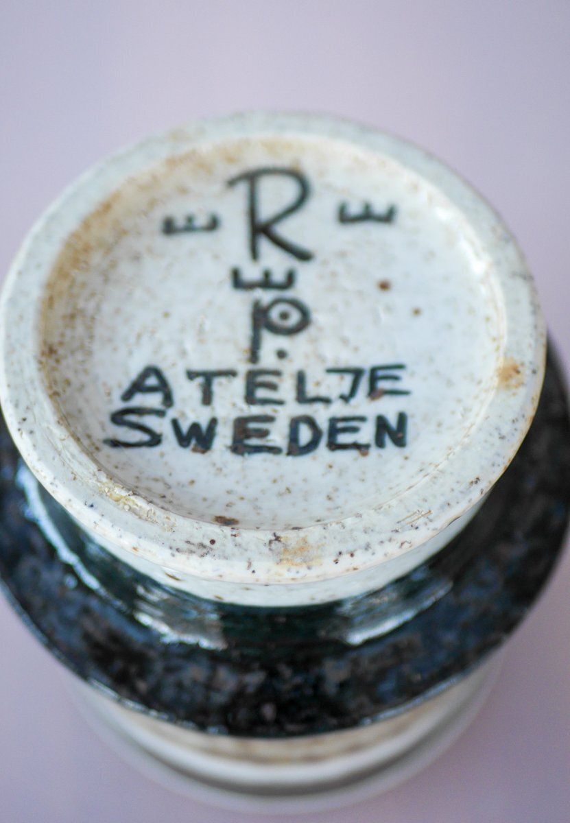 Home Decor Mid Century Modernist Ceramic Vase By Inger Persson For Rörstrand, Sweden, 1970s photo