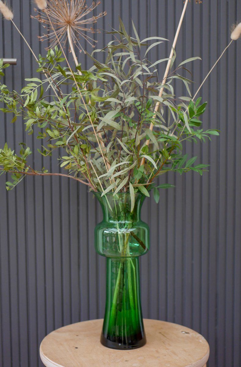 Home Decor Large Green Tang Li Vase By Morales Schildt For Kosta photo