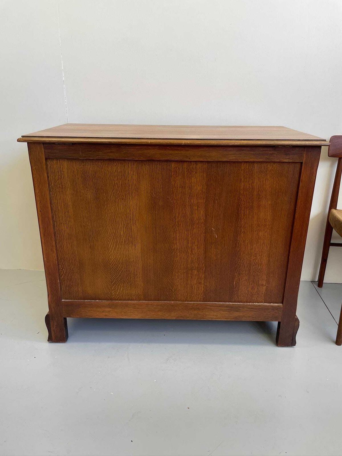 Vintage Wooden Ottoman Or Blanket Box Chest Storage photo vintage