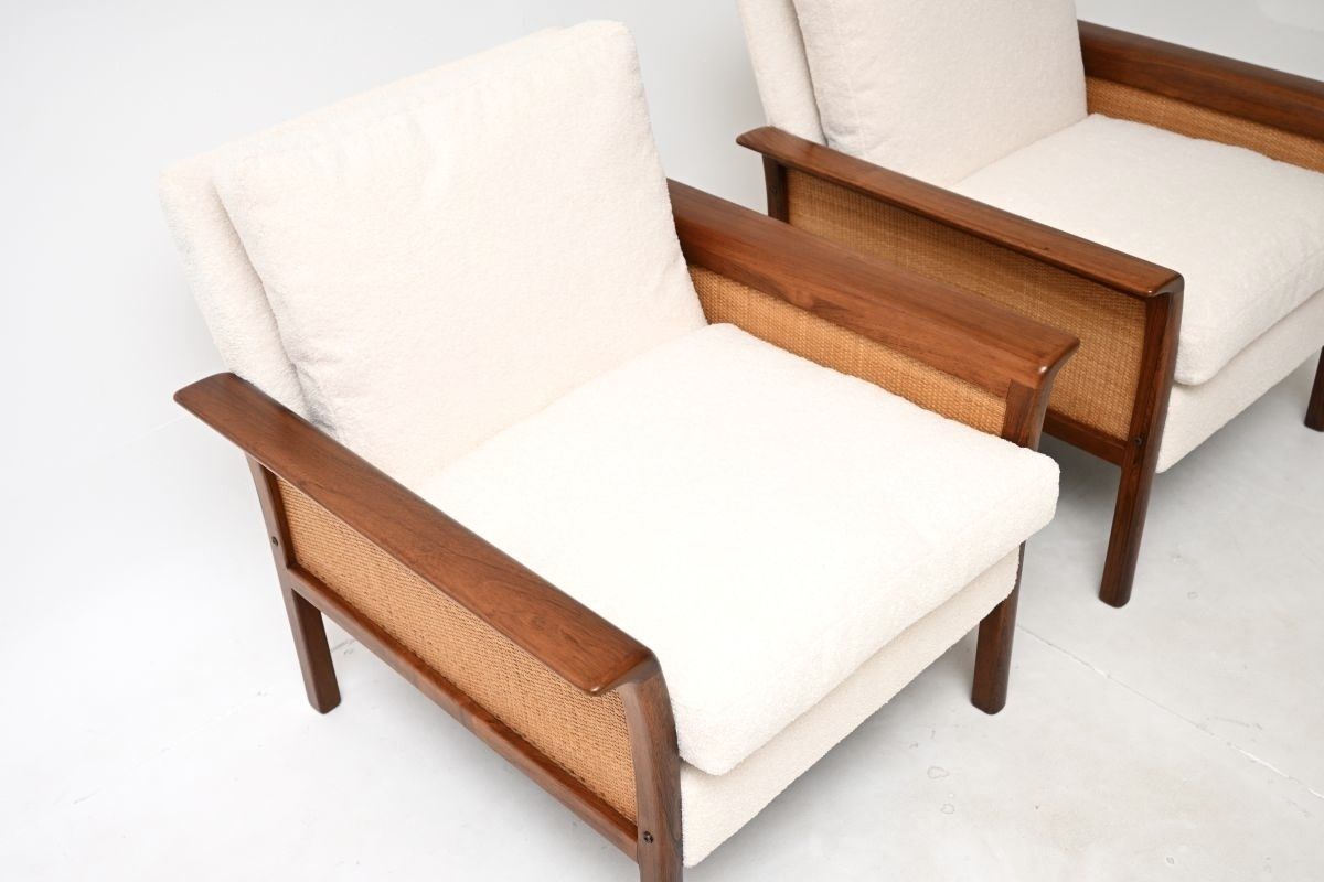 Pair Of Vintage Scandinavian Rosewood Armchairs By Knut Sæter For Vatne Mobler photo 4485.0