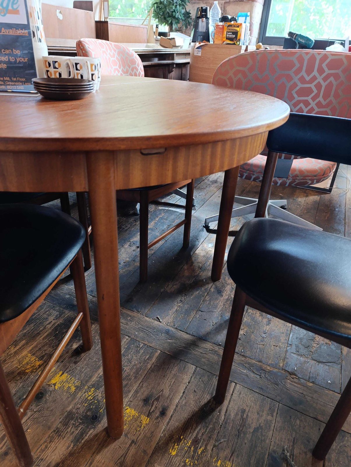 1960s Teak Dining Table And Four Chairs | A. H. McIntosh, Kircaldy photo 1250.0